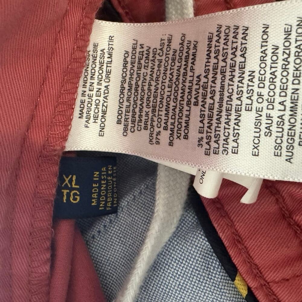 Polo Ralph Lauren Short Mens XL Pink High Rise Elastic Waist Stretch Classic Fit - Picture 5 of 6